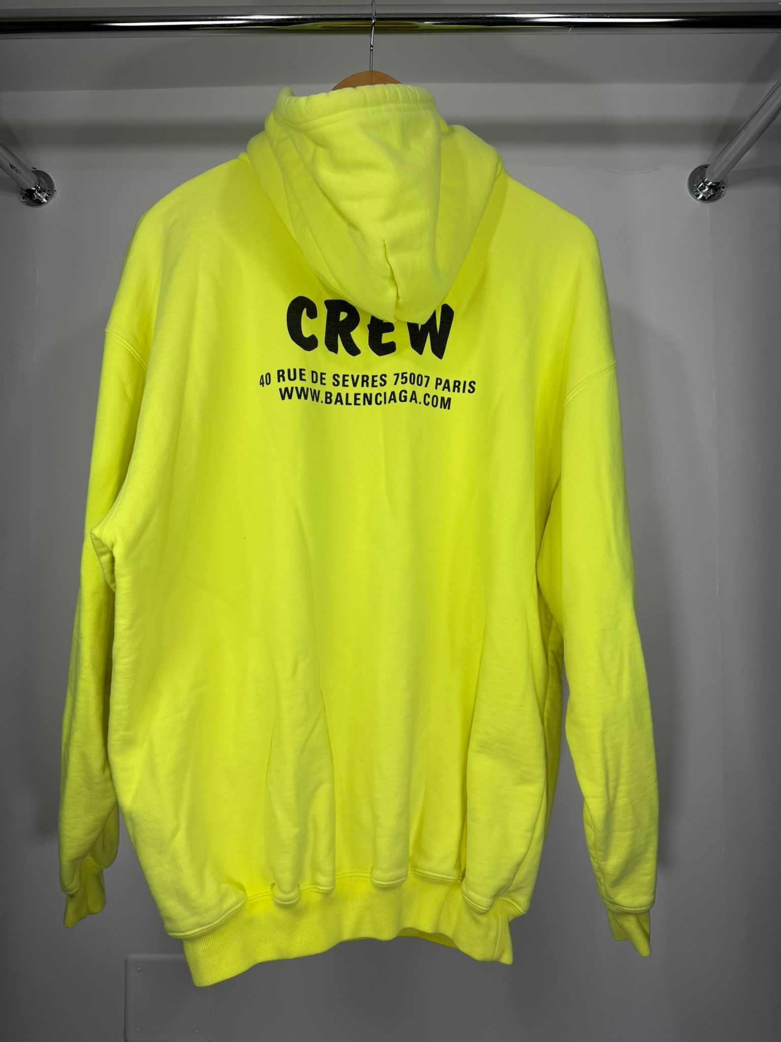 Felpa Balenciaga Size XS veste L giallo
