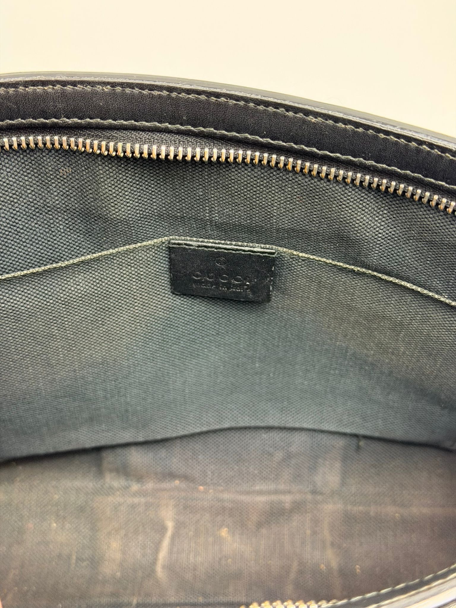 pochette Gucci nero blu e rosso
