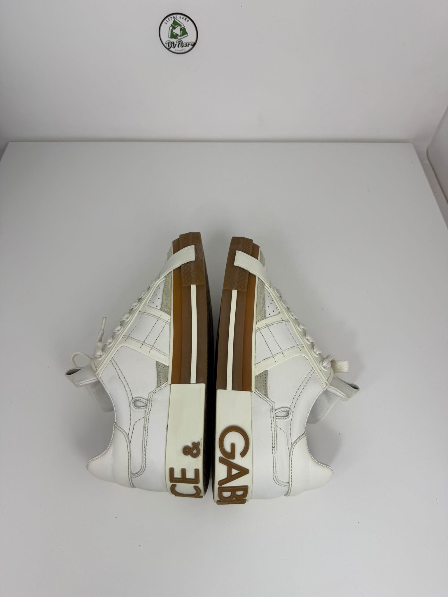 Dolce e gabbana 37 bianco e marrone