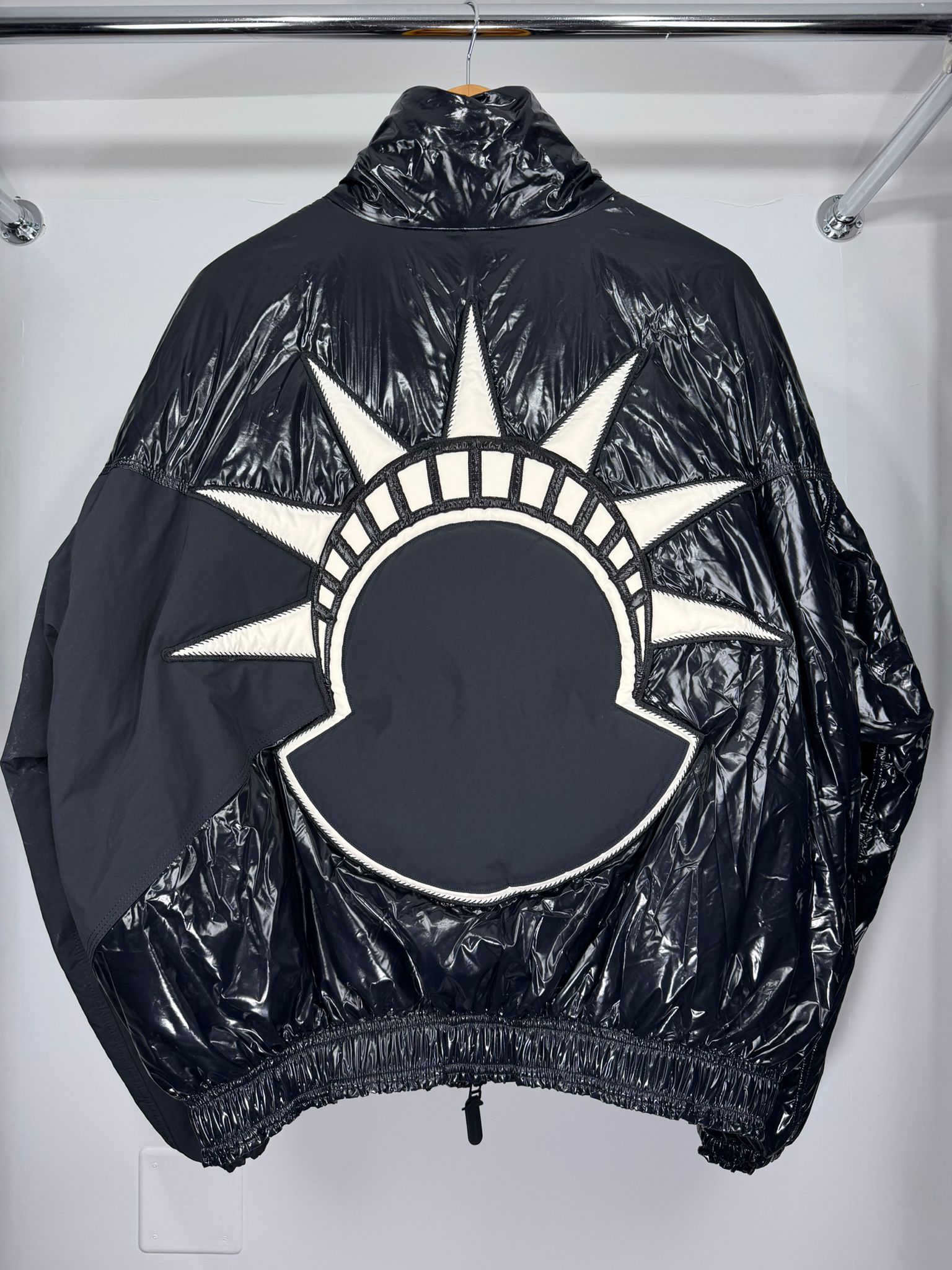 Giubbotto leggero Moncler  Size 3=L nero lucido