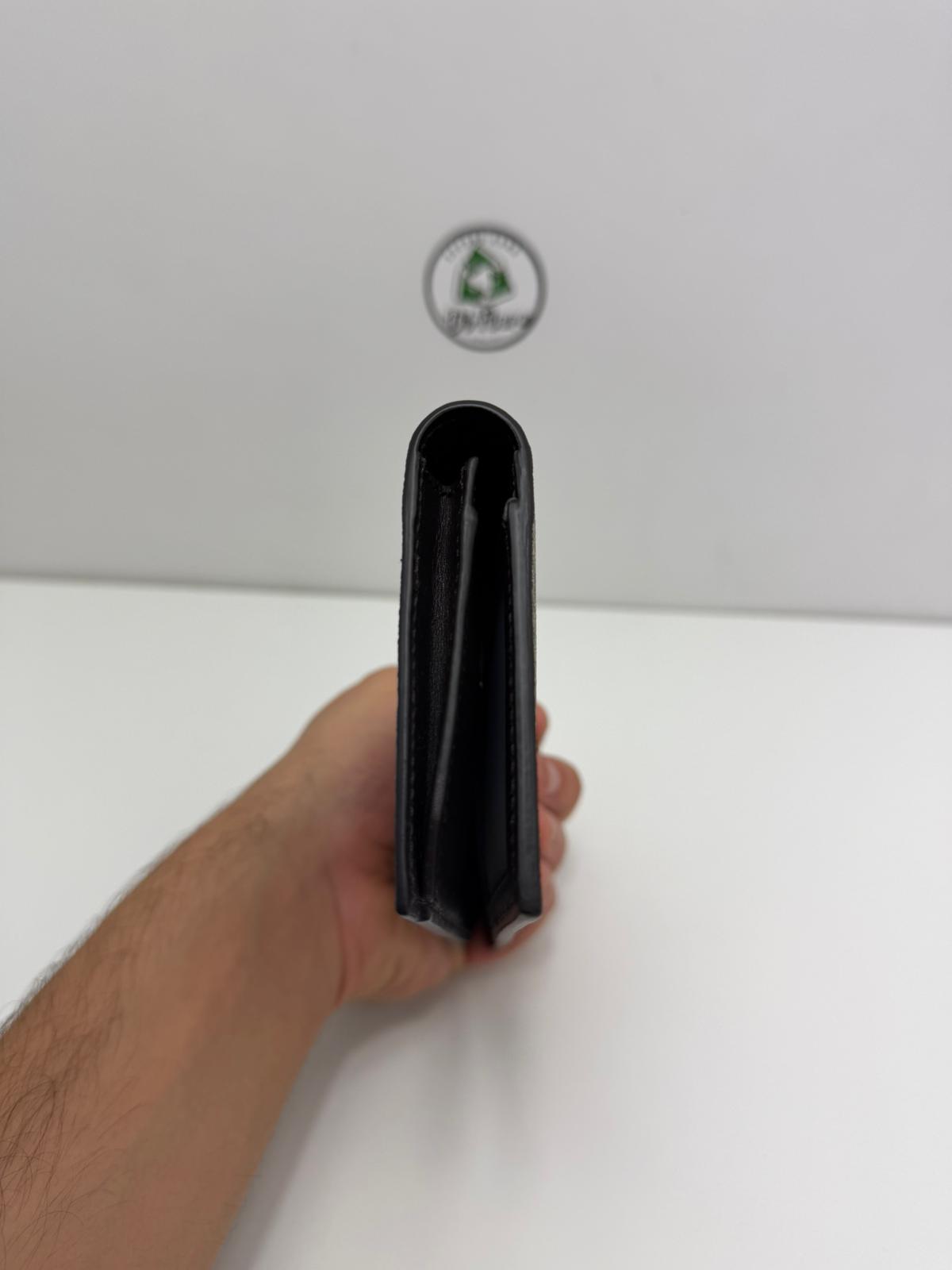 Portafoglio Gucci marrone verde e rosso