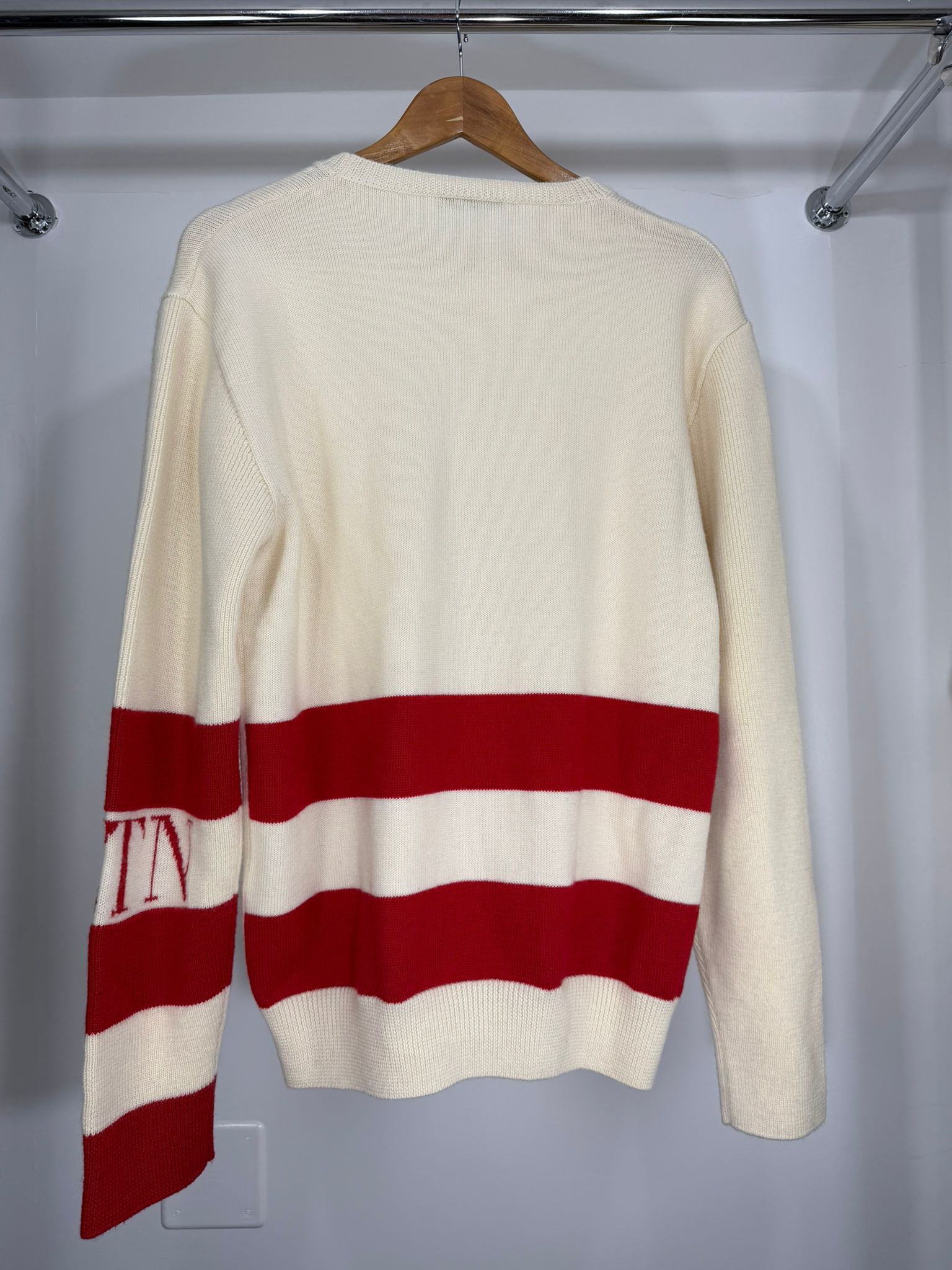 Maglioncino Valentino Size XL beige e rosso