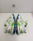 Balenciaga track 42 bianca verde e blu