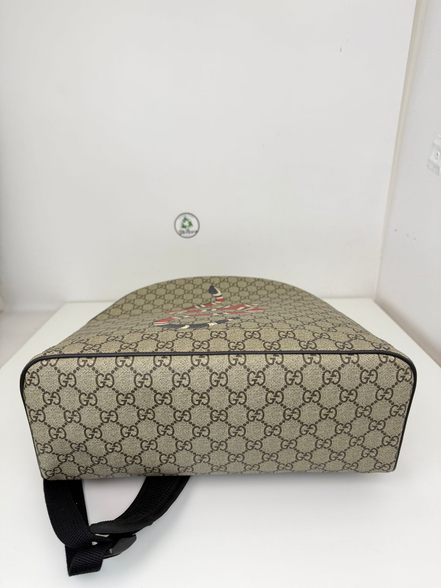 zaino Gucci beige rosso e blu