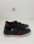 Gucci ace Size 9.5=43.5 veste 44 nere blu e rosse