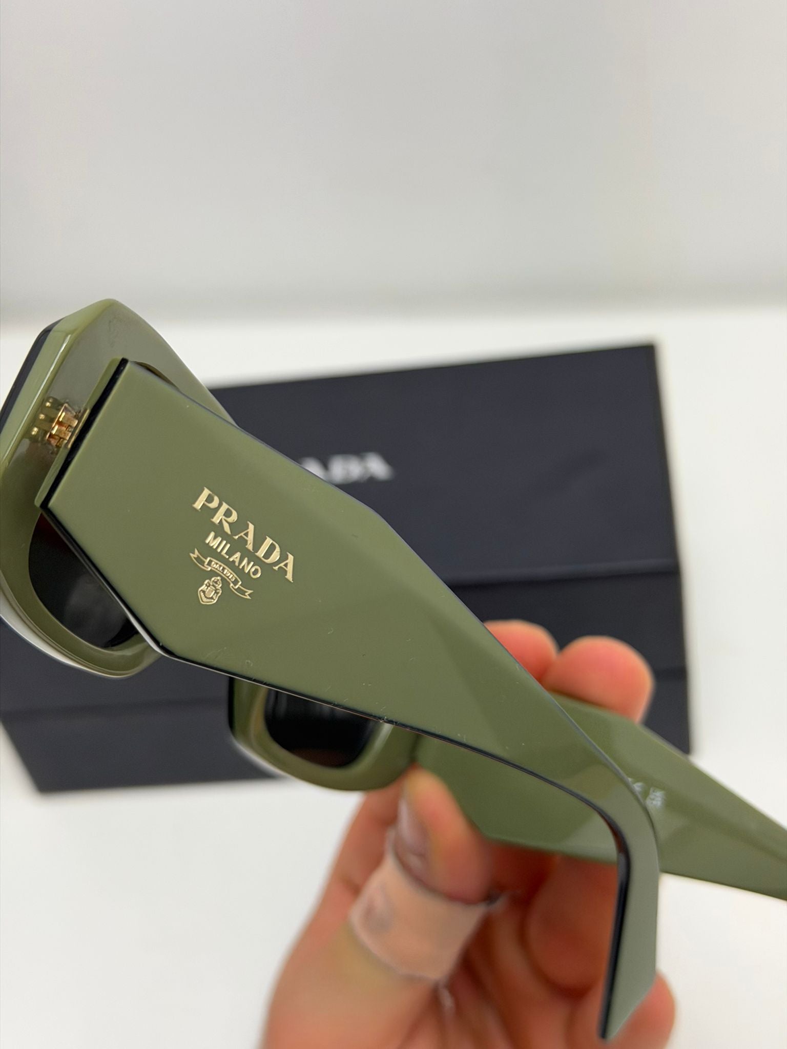 occhiale Prada verde