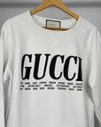 Felpa Gucci Size M bianca e nera