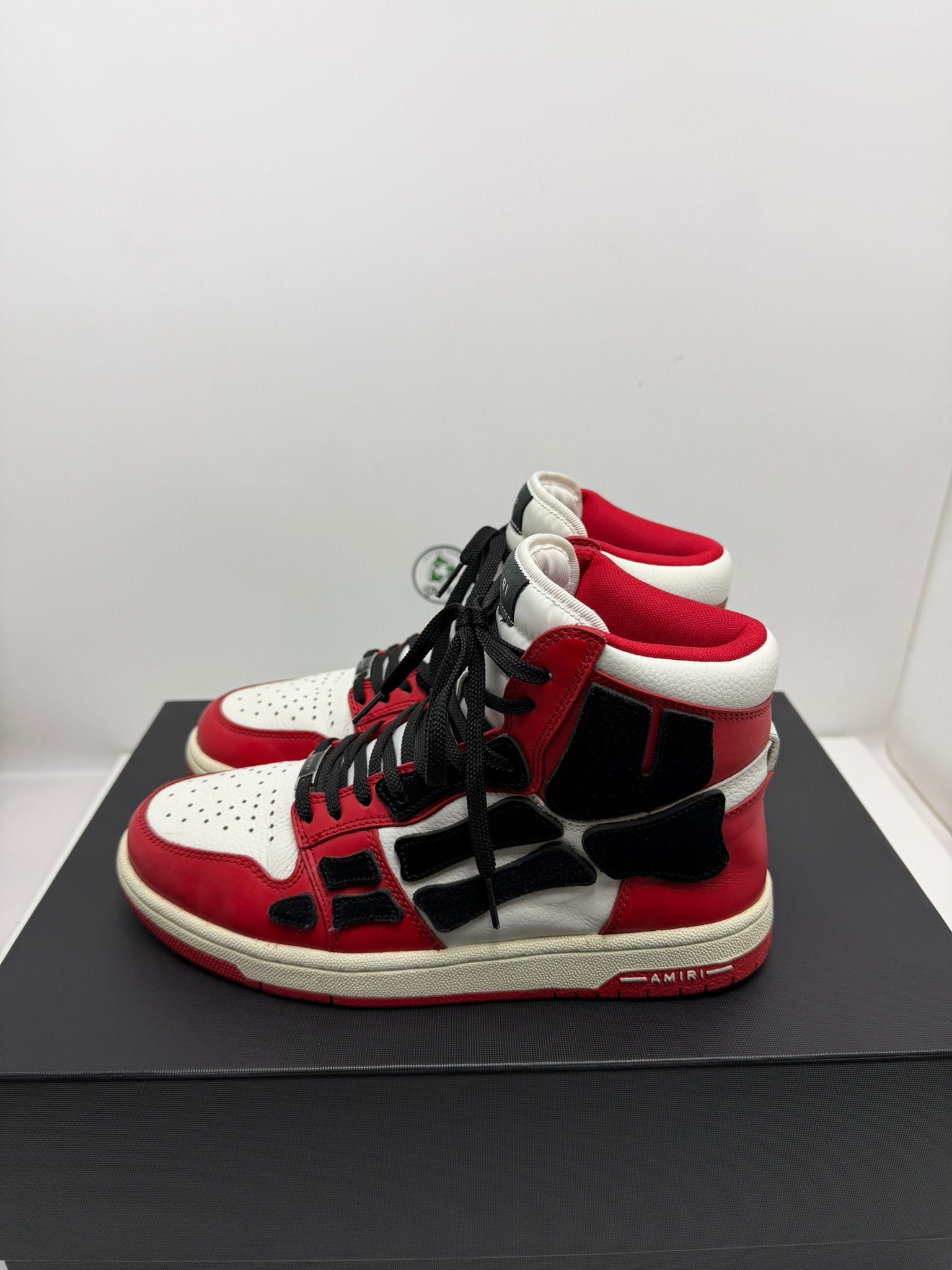 amiri skeleton Size 41 bianche rosse e nere