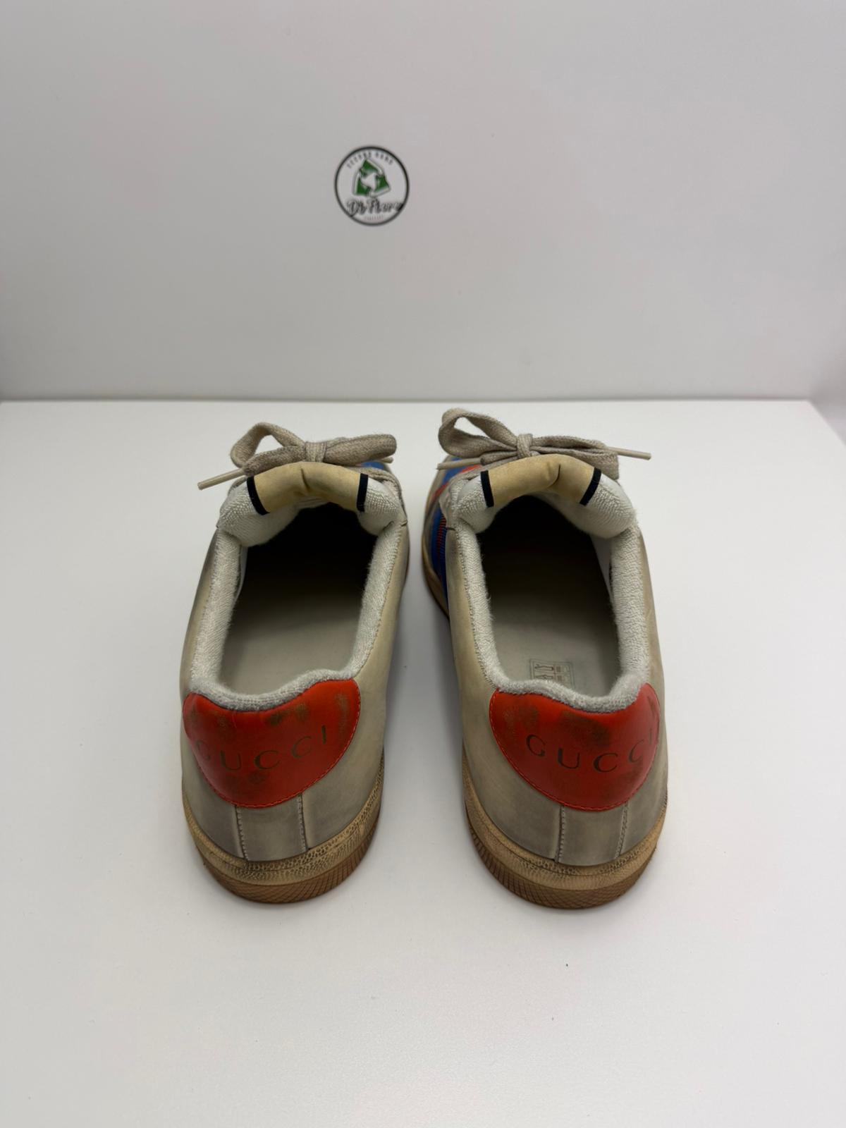 Gucci Size 40 blu beige e arancione