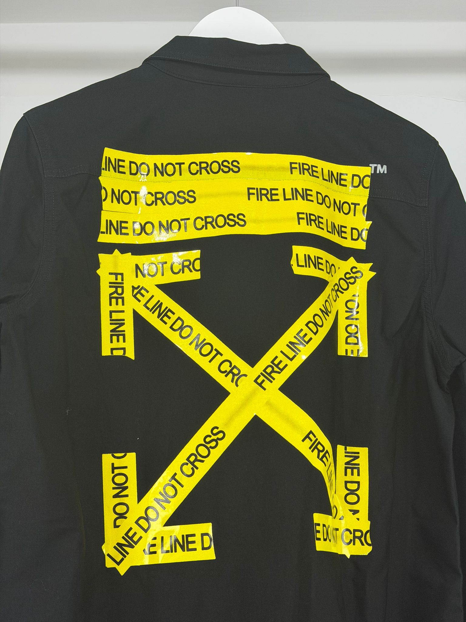 Camicia off white nera M