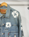 Giacca Levis X denim tears Size XL azzurra e bianca