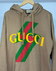Felpa Gucci Size S marrone giallo verde e rosso