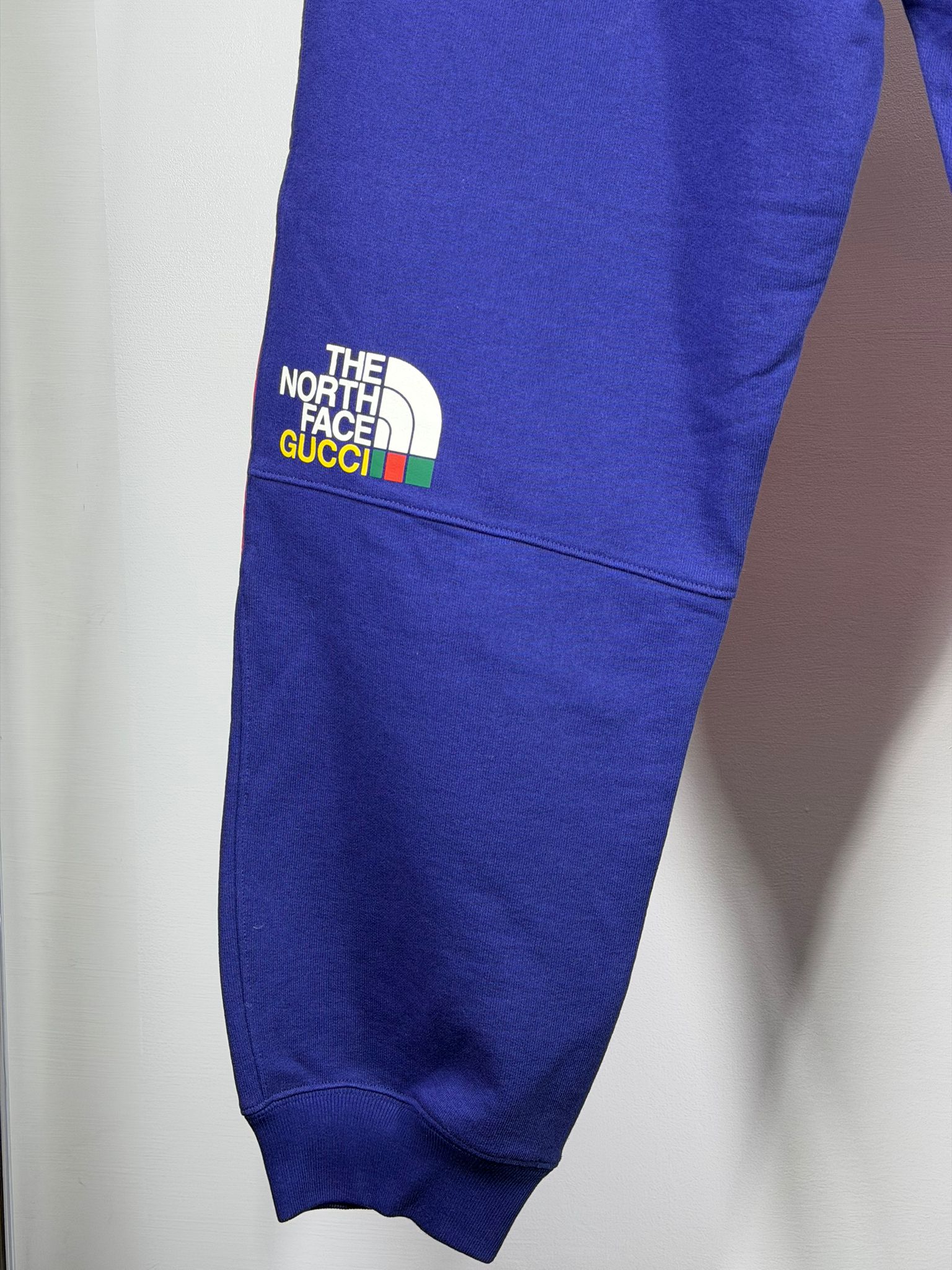 pantalone North face X Gucci Size L viola e nero