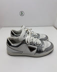 Prada Size 8.5=42.5 argento e bianca