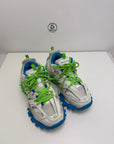 Balenciaga track 42 bianca verde e blu