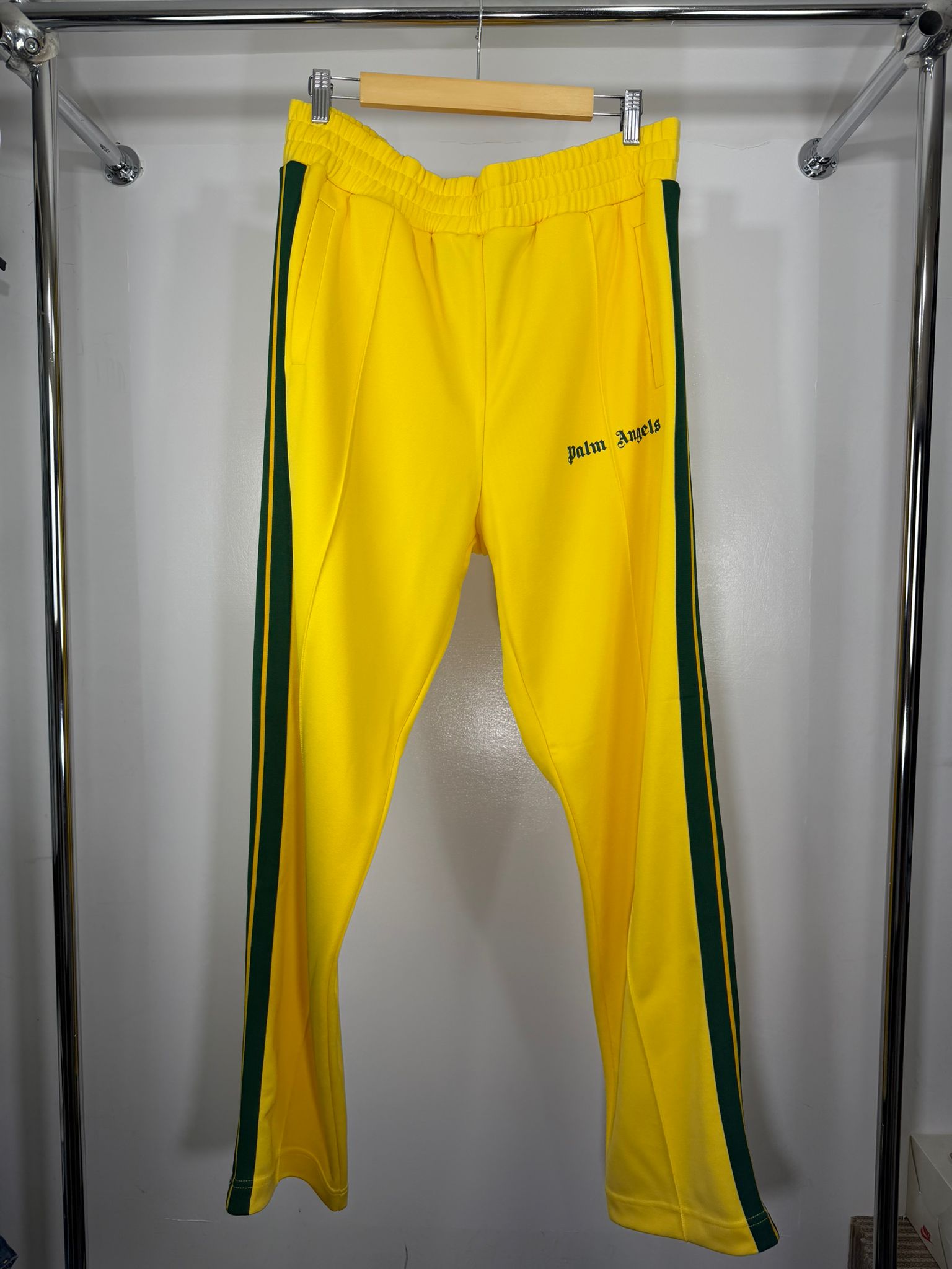 Pantalone e felpa Palm Angels Size XXL giallo e verde