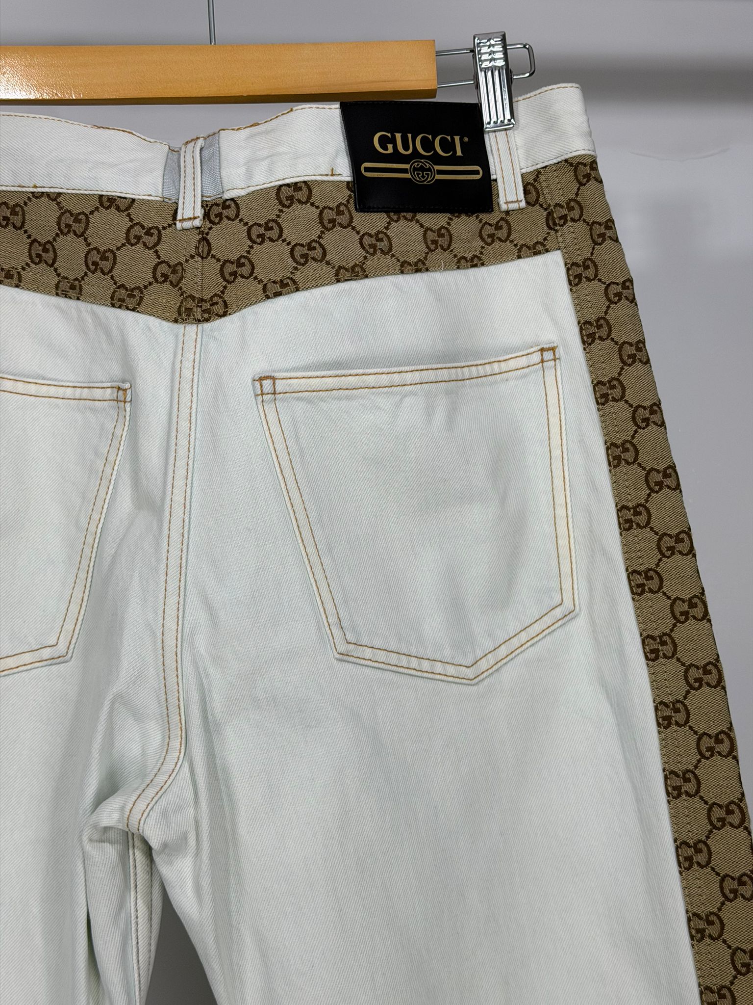 Completo Gucci bianco e marrone L