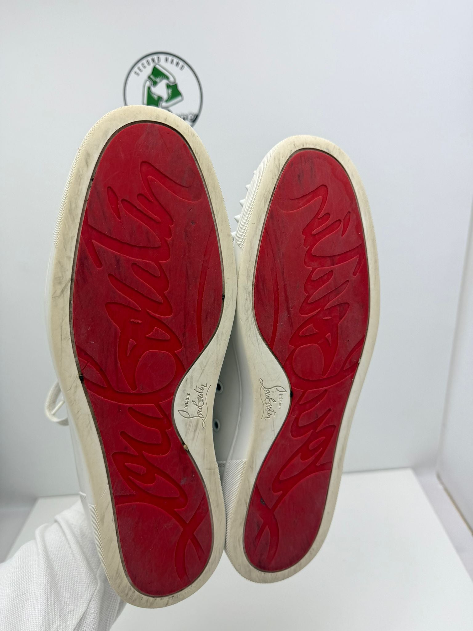 Christian Louboutin 44 basse bianche