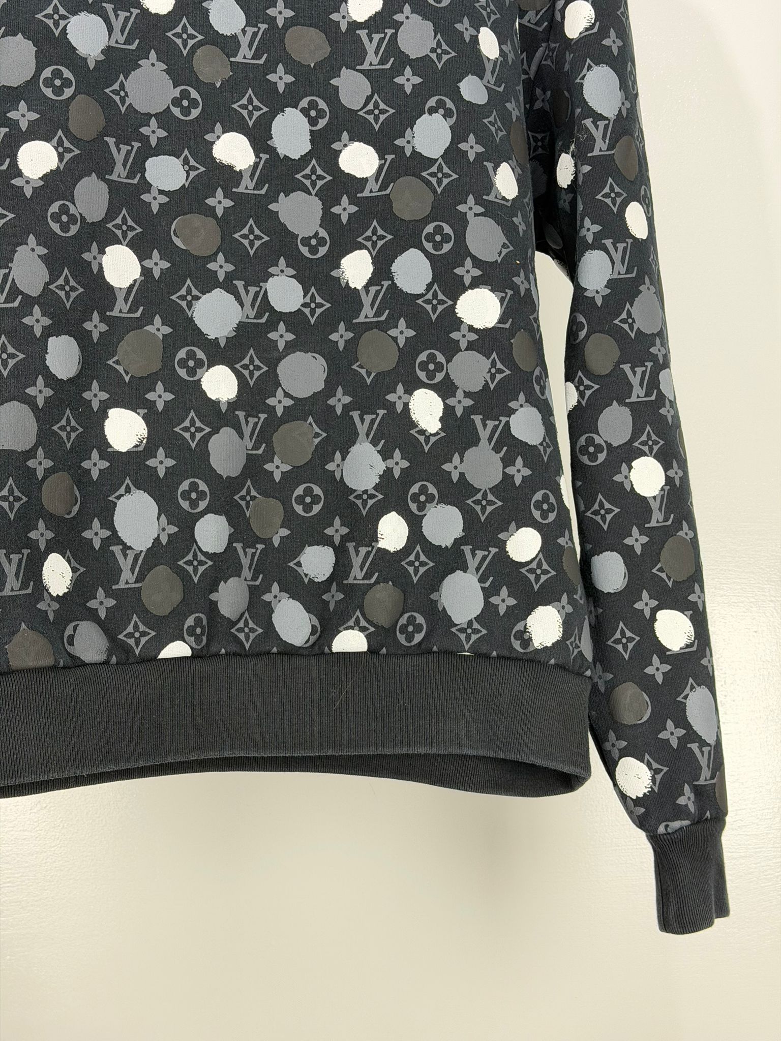 Felpa Louis Vuitton X kusama  grigia M