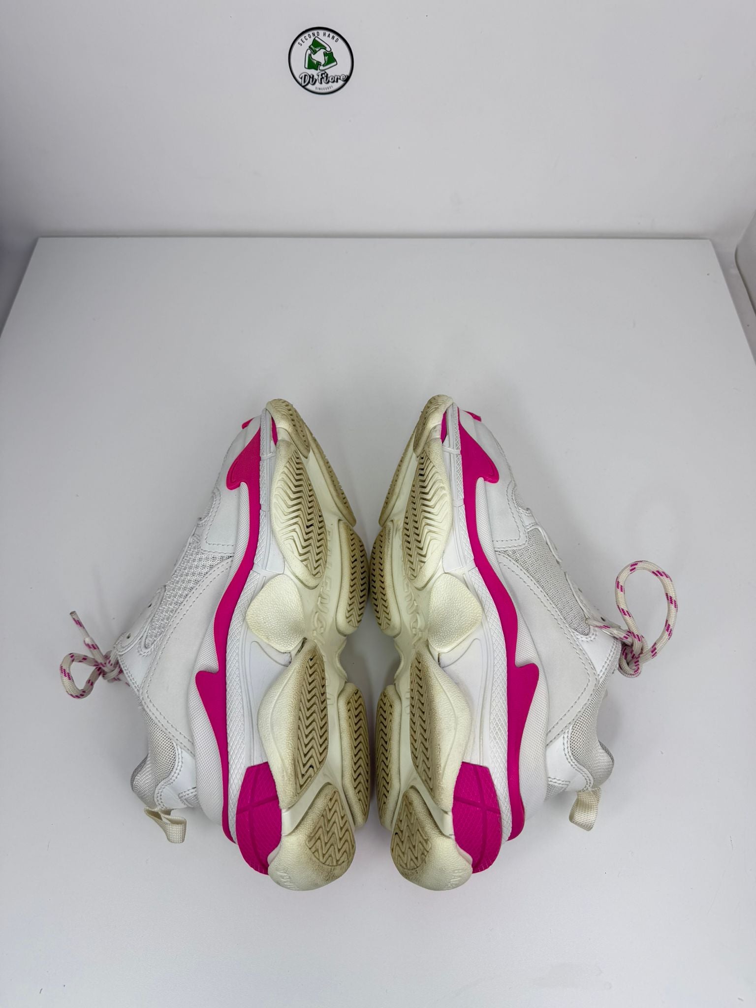 Balenciaga Triple S Size 36 bianca e rosa