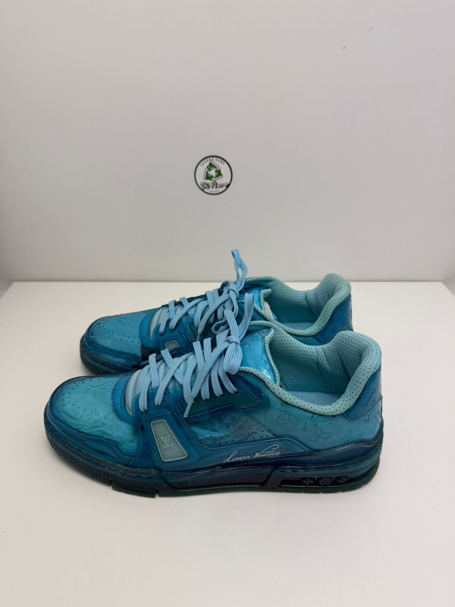 Louis Vuitton trainer Size 8=42 veste 43 azzurra