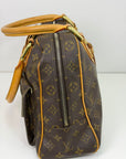 borsa Louis Vuitton Manhattan marrone