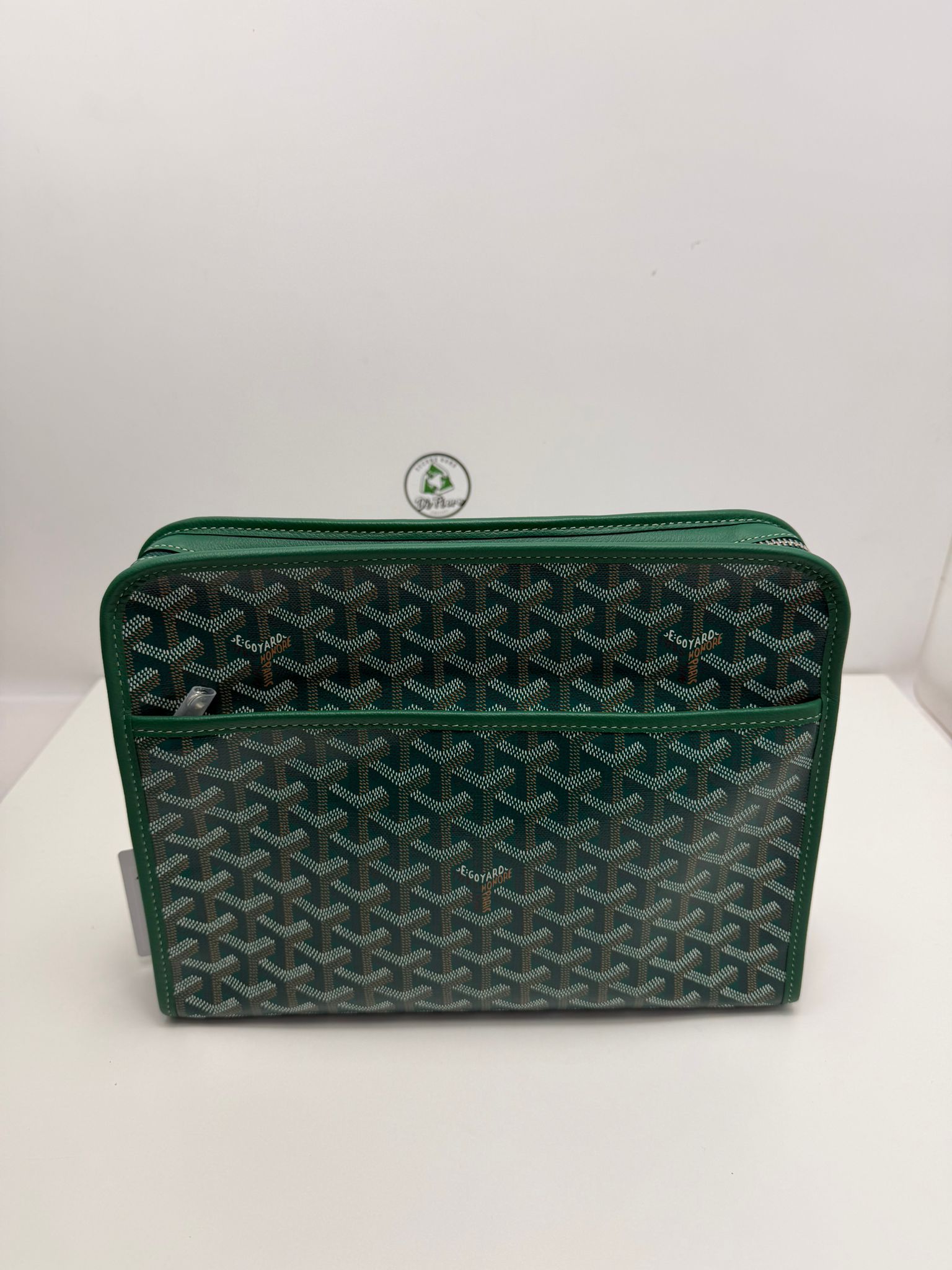 pochette Goyard misura GM verde