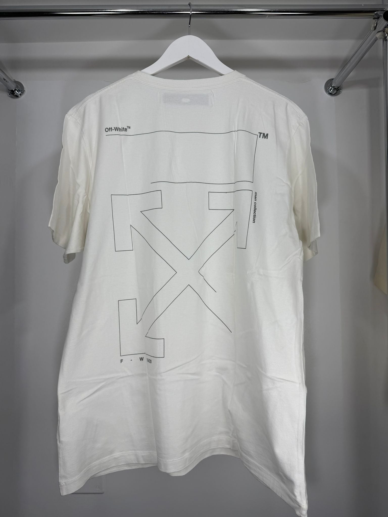 T-shirt off white Size XXL bianco
