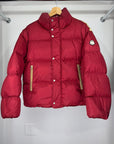 giubbotto Moncler X Palm angels Size 0=XS rosso rosa e marrone