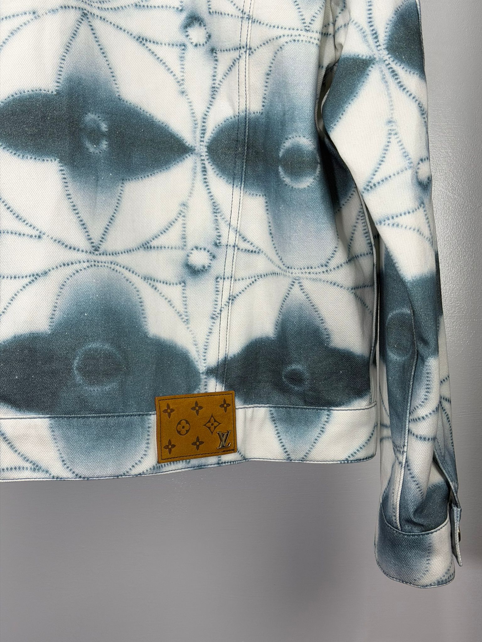 Giacca Louis Vuitton Size 50 bianca e azzurro