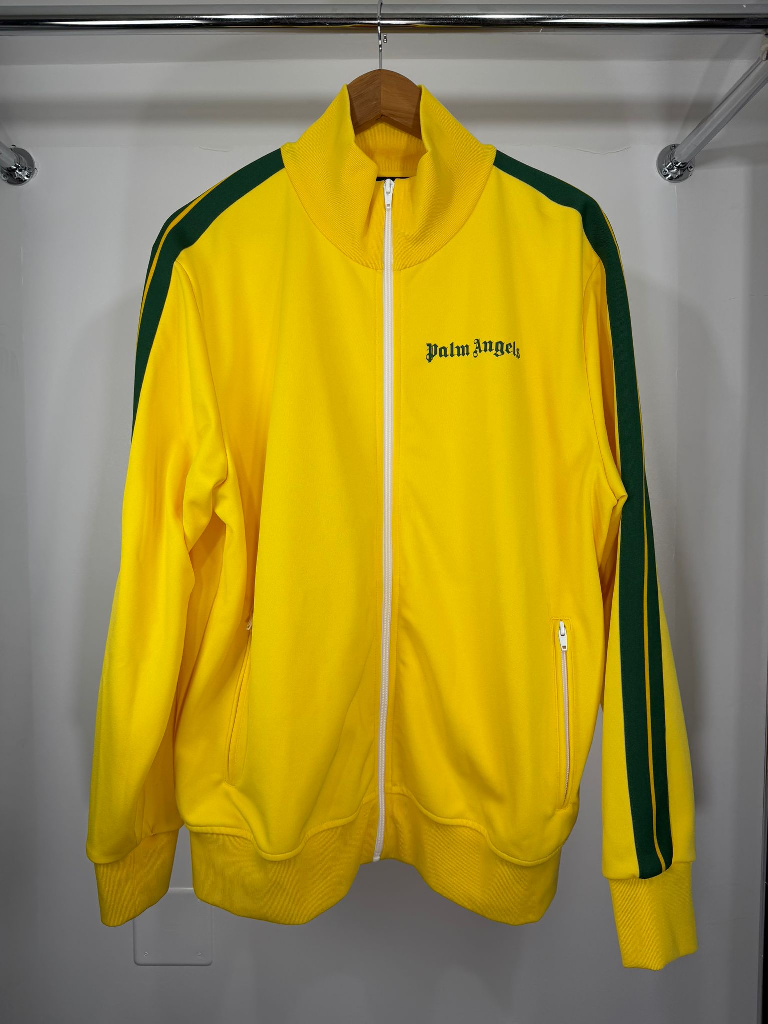 Pantalone e felpa Palm Angels Size XXL giallo e verde