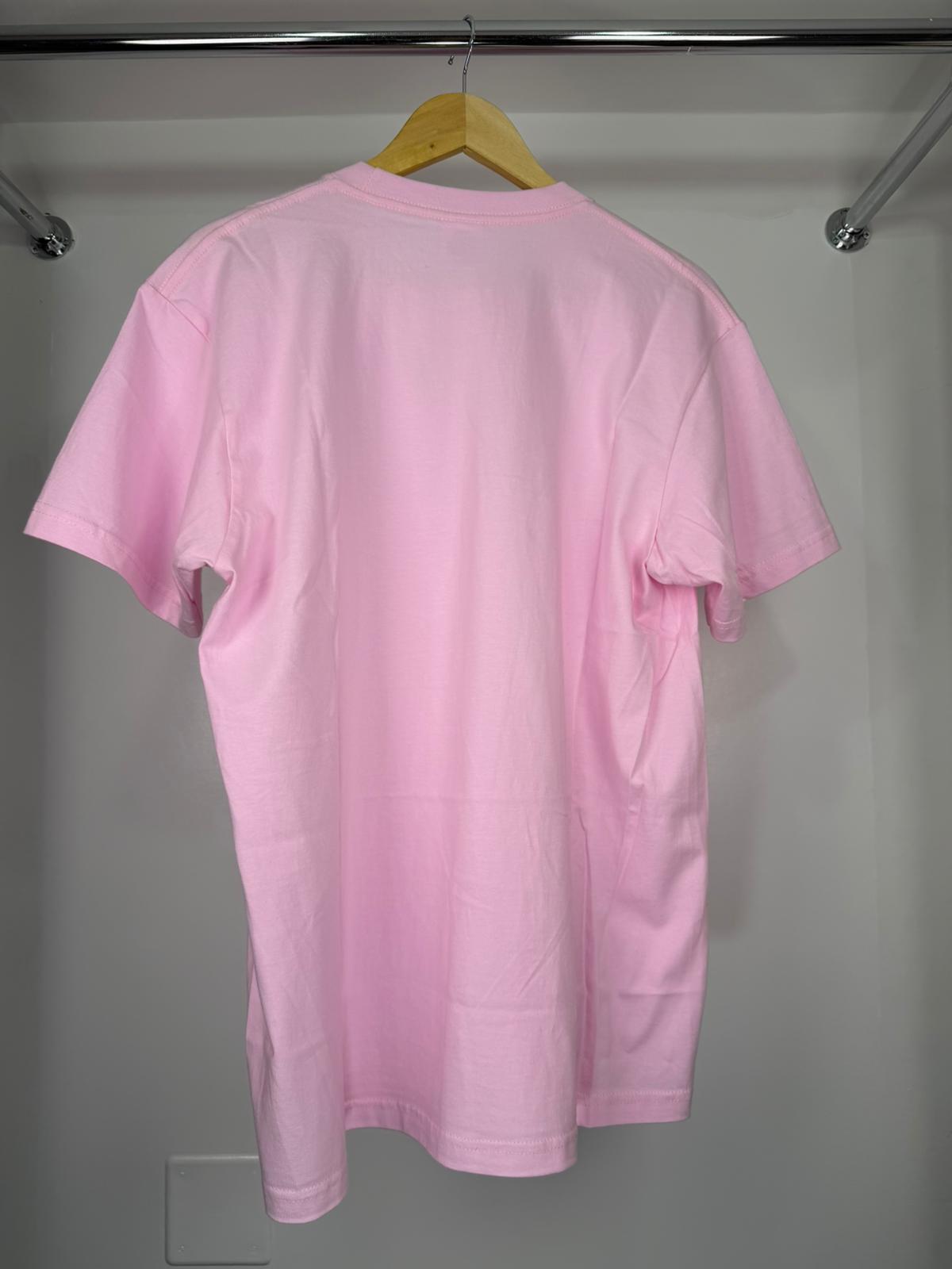 T-shirt supreme X kaws M rosa e nera