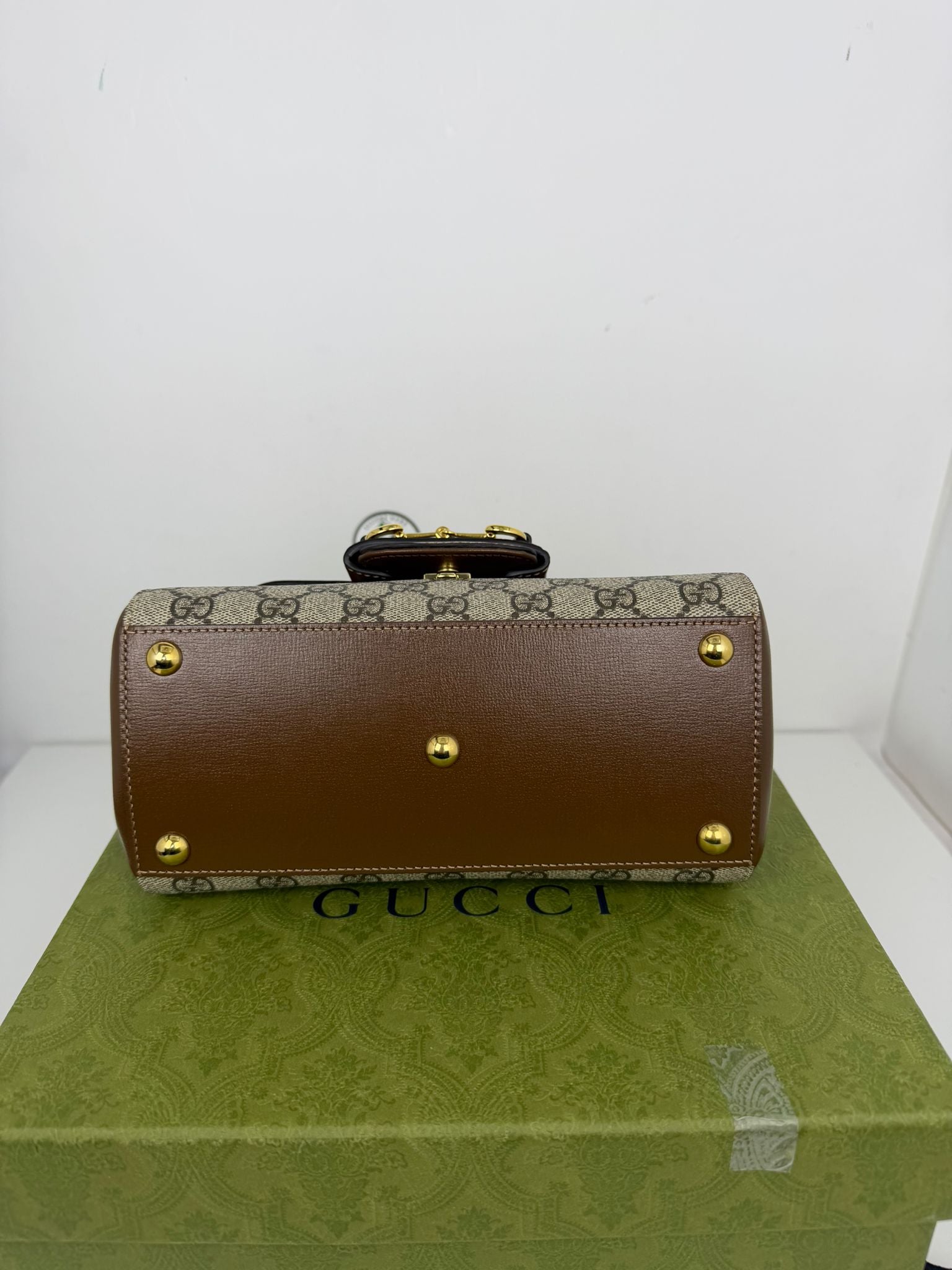 Borsa Gucci beige e marrone