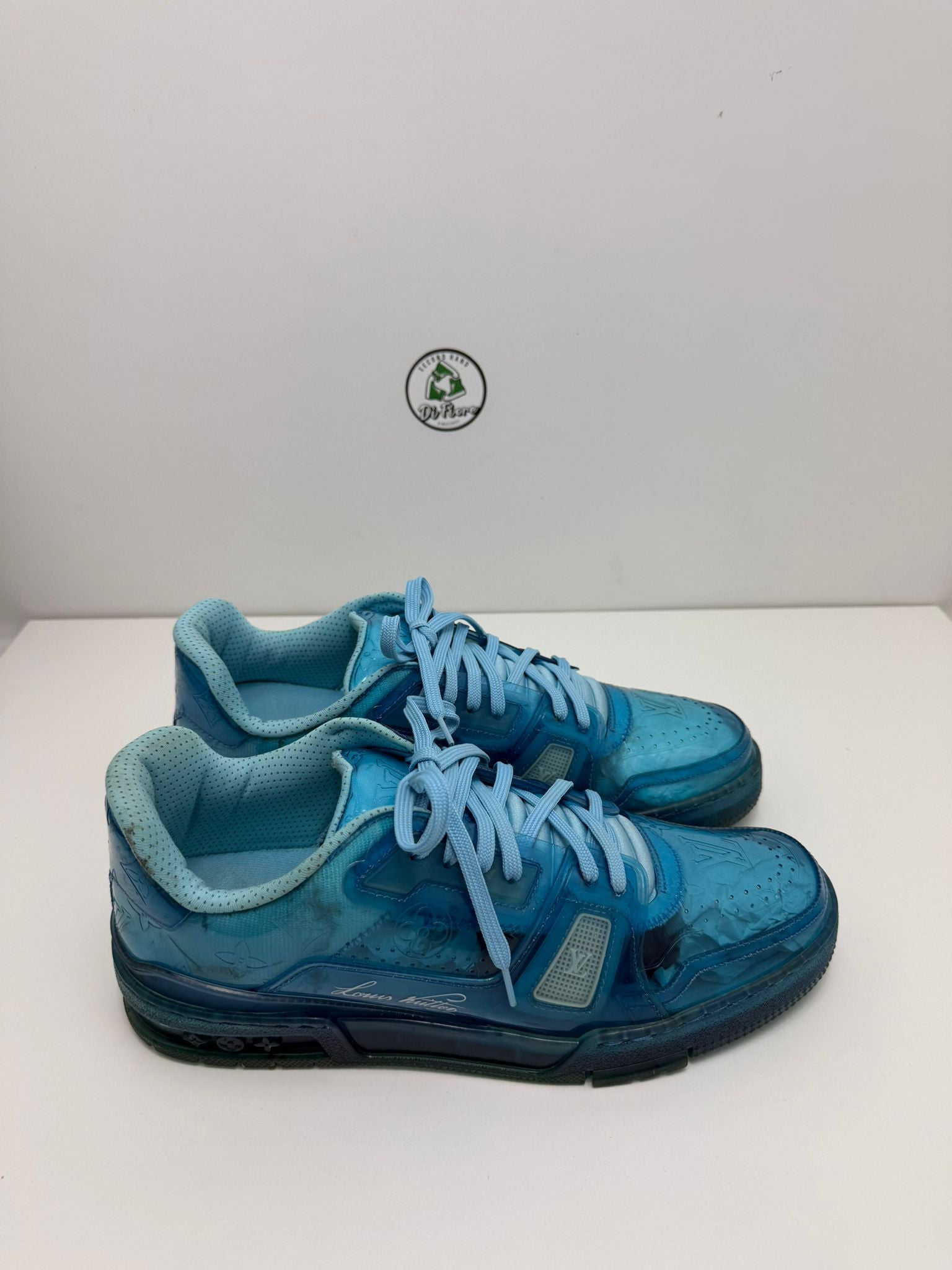 Louis Vuitton trainer Size 8=42 veste 43 azzurra