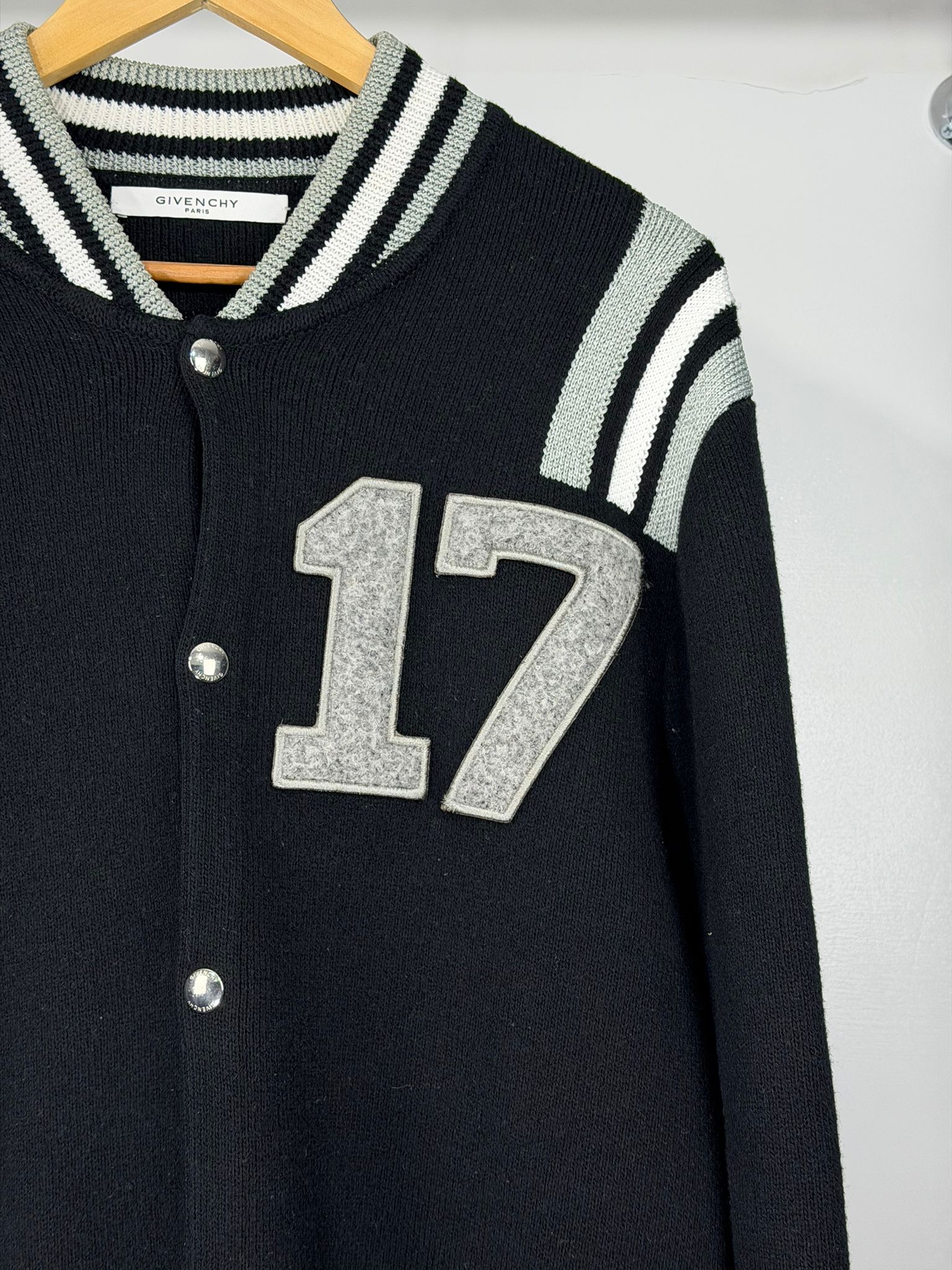 Giacca leggera Givenchy Size L nera grigia e bianca