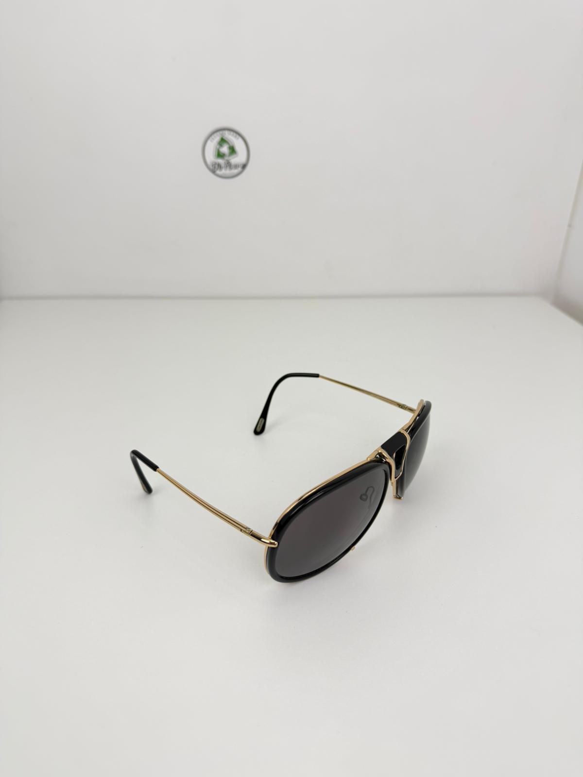 occhiali tom Ford neri e oro