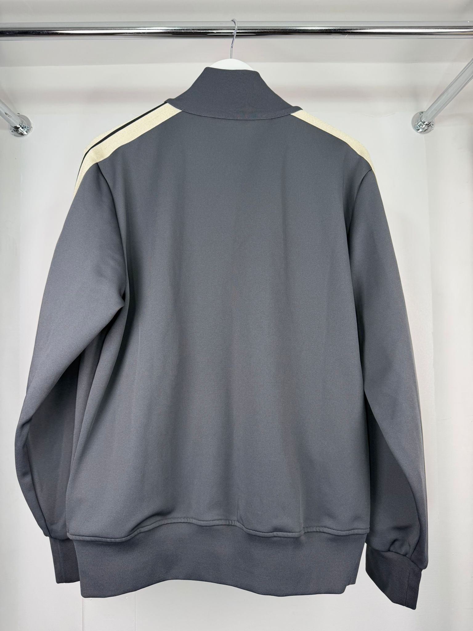 Felpa Palm Angels Size XL grigia e panna