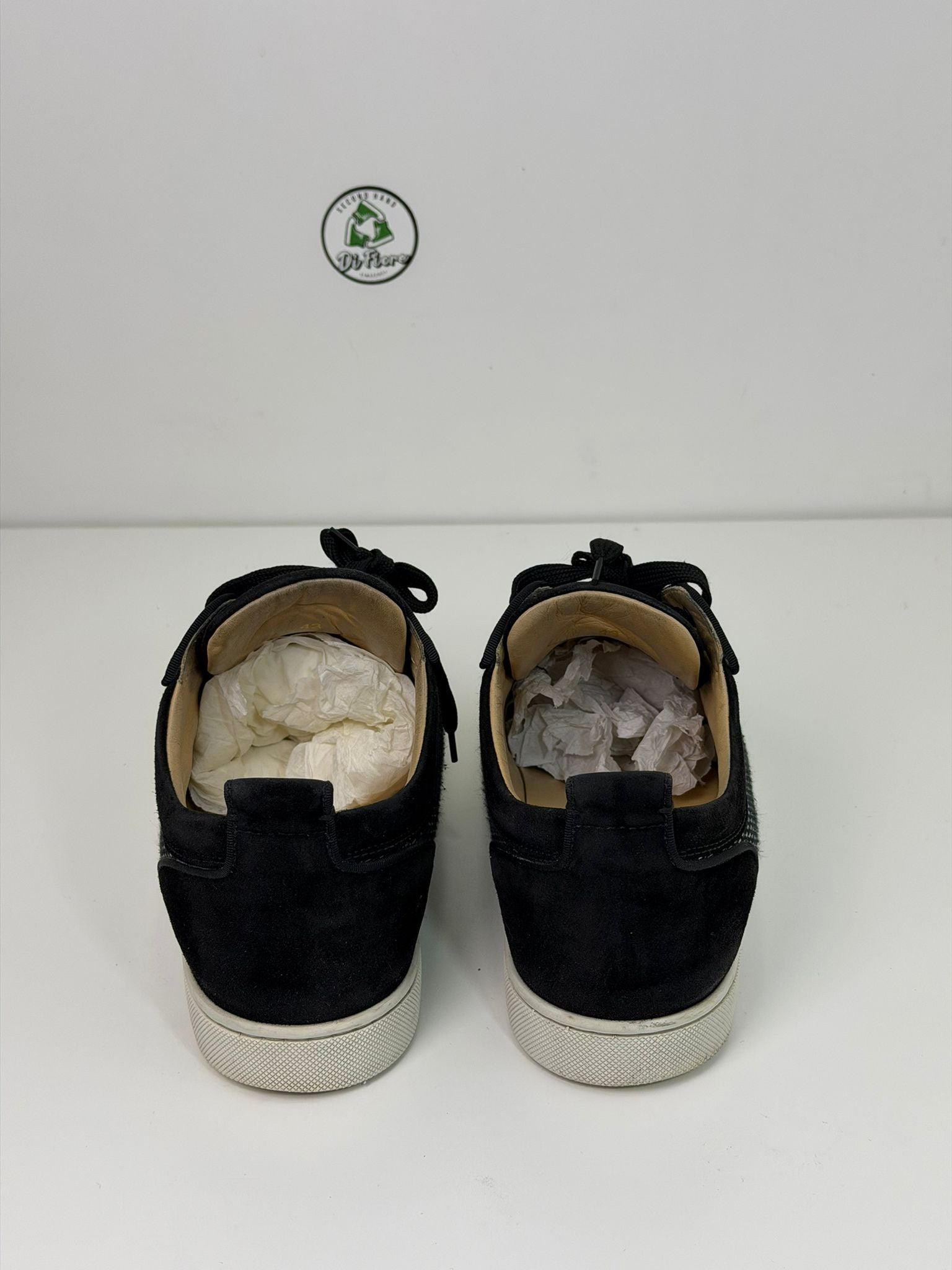 Christian Louboutin 43 basse nere e bianche