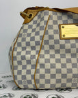 Louis Vuitton galliera bianca in cavavas damier