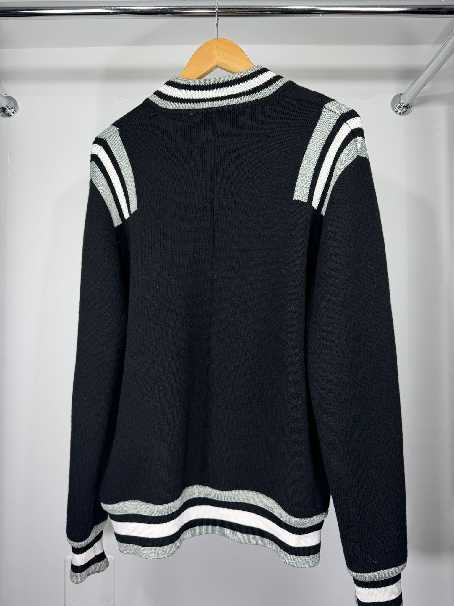 Giacca leggera Givenchy Size L nera grigia e bianca