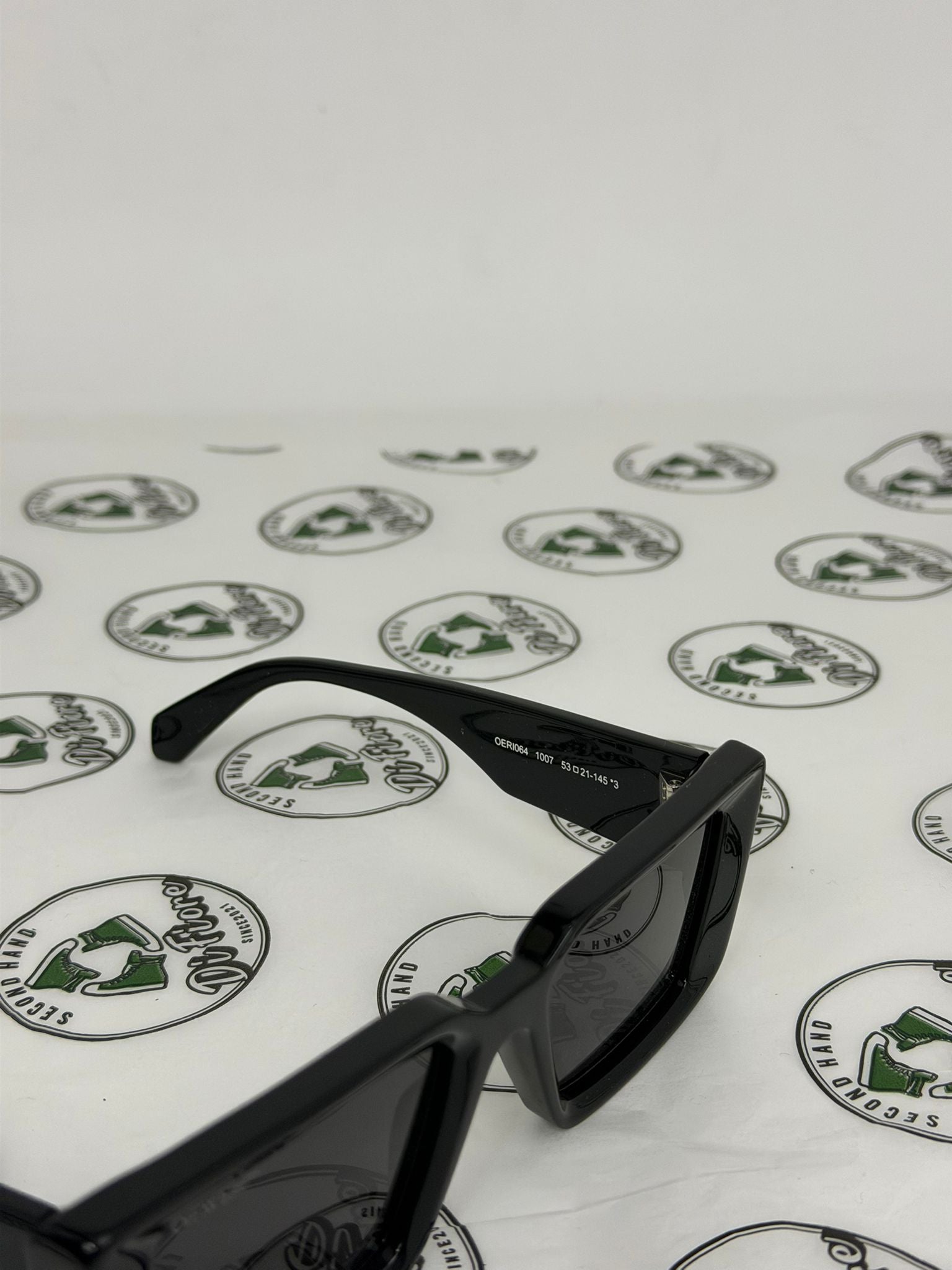 Occhiali off white neri