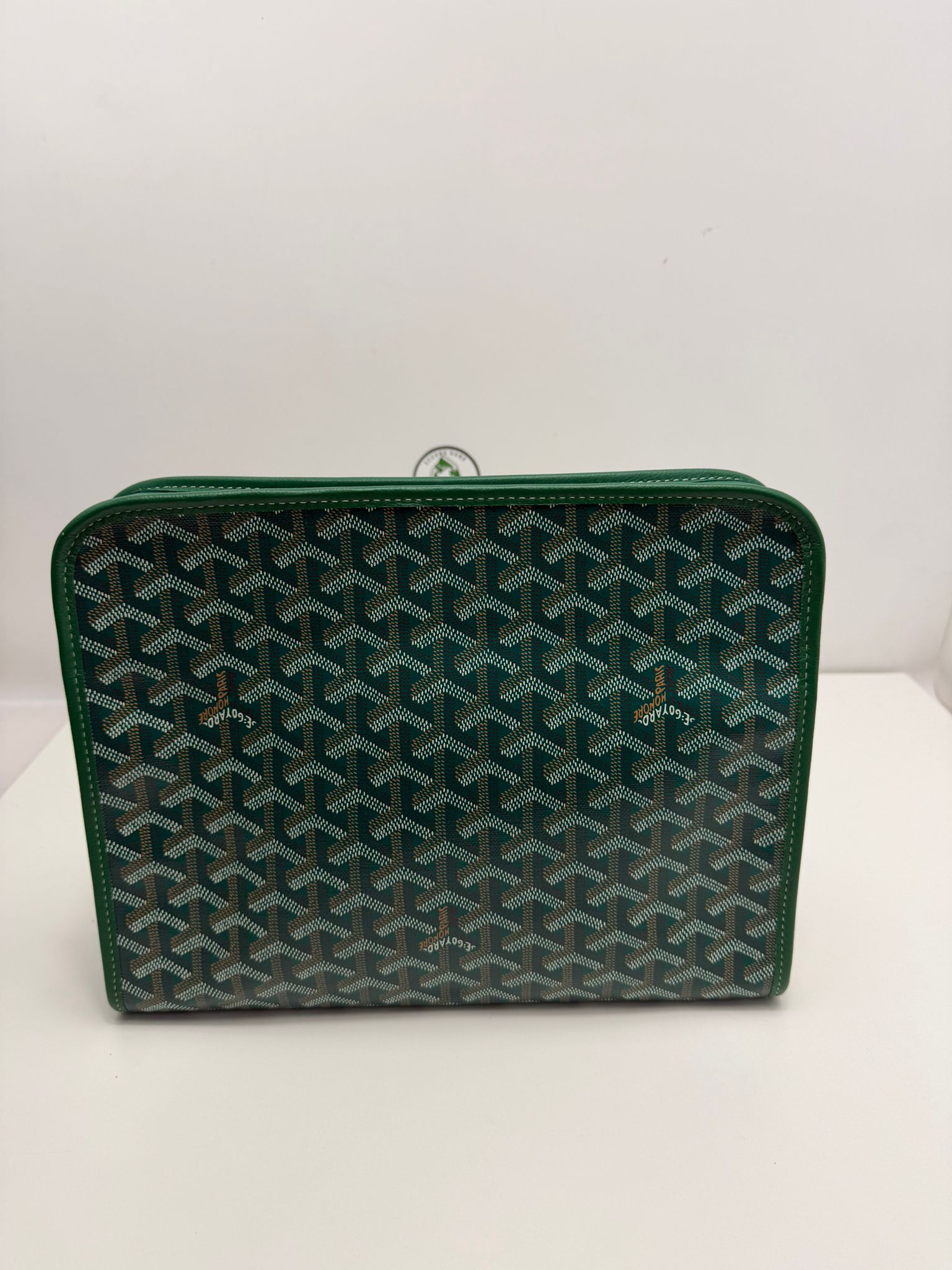 pochette Goyard misura GM verde