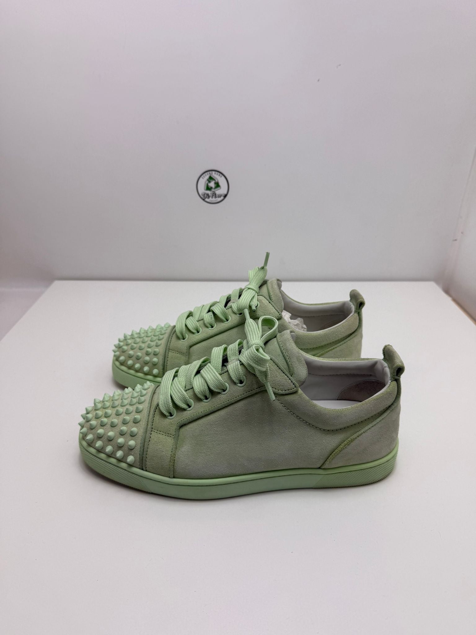 Christian Louboutin 41 basse verde chiaro