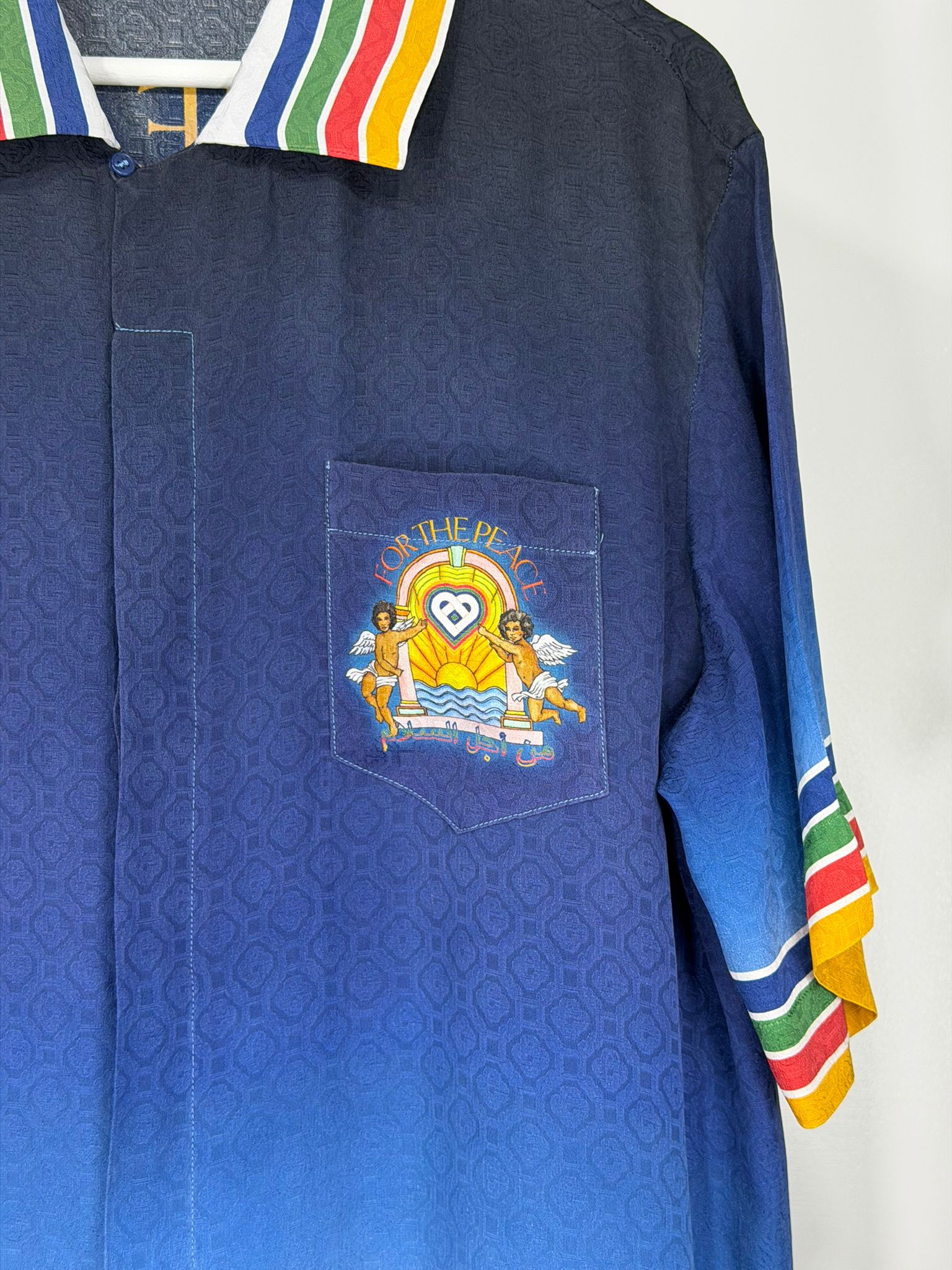 CamiciaCasablanca Size L blu e multicolore