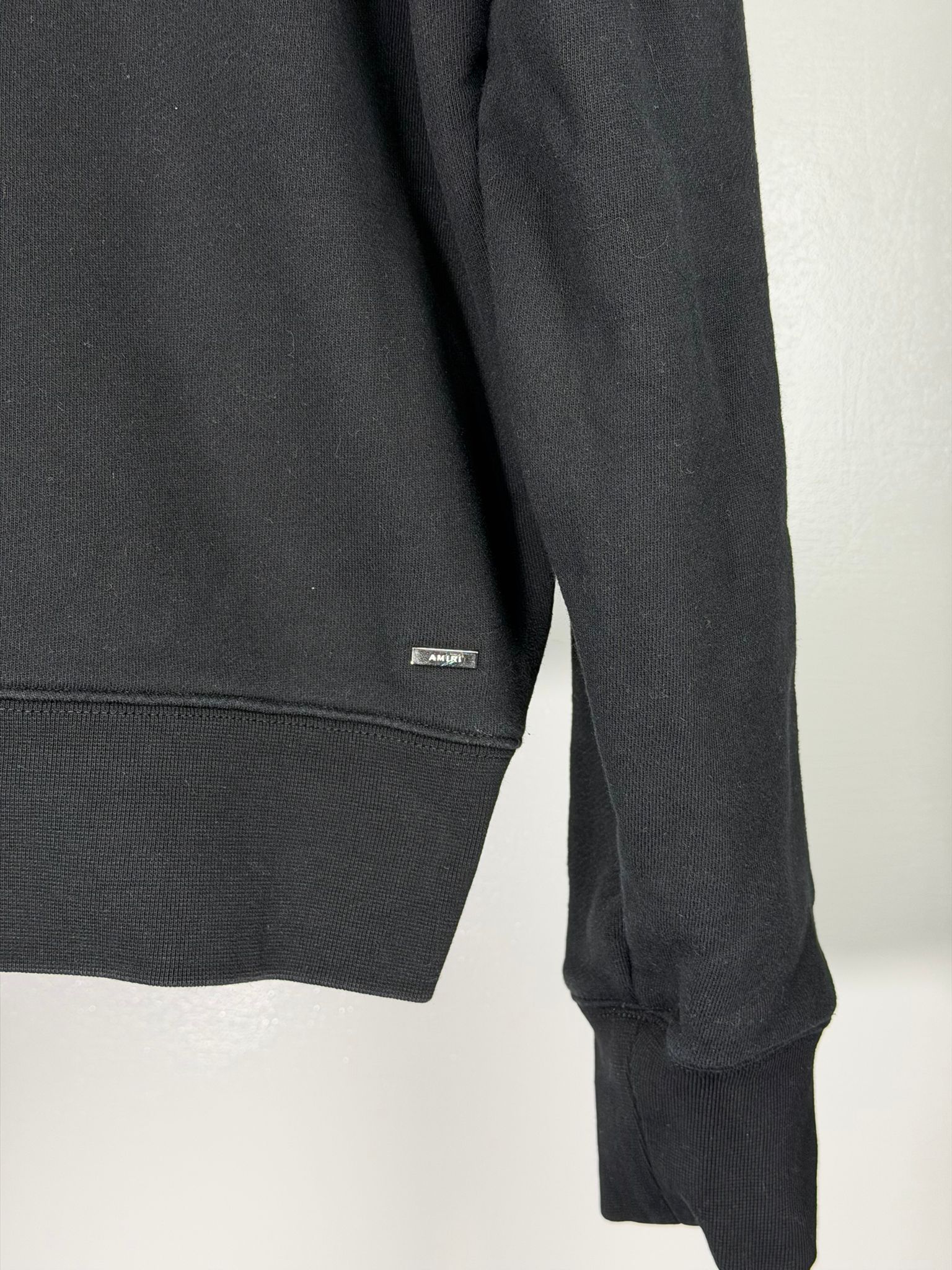 felpa Amiri Size L nera bianca e azzurra