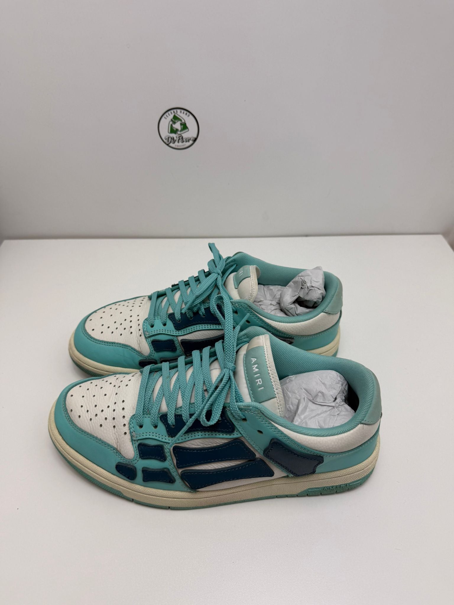 Amiri skeleton 41 celeste e blu