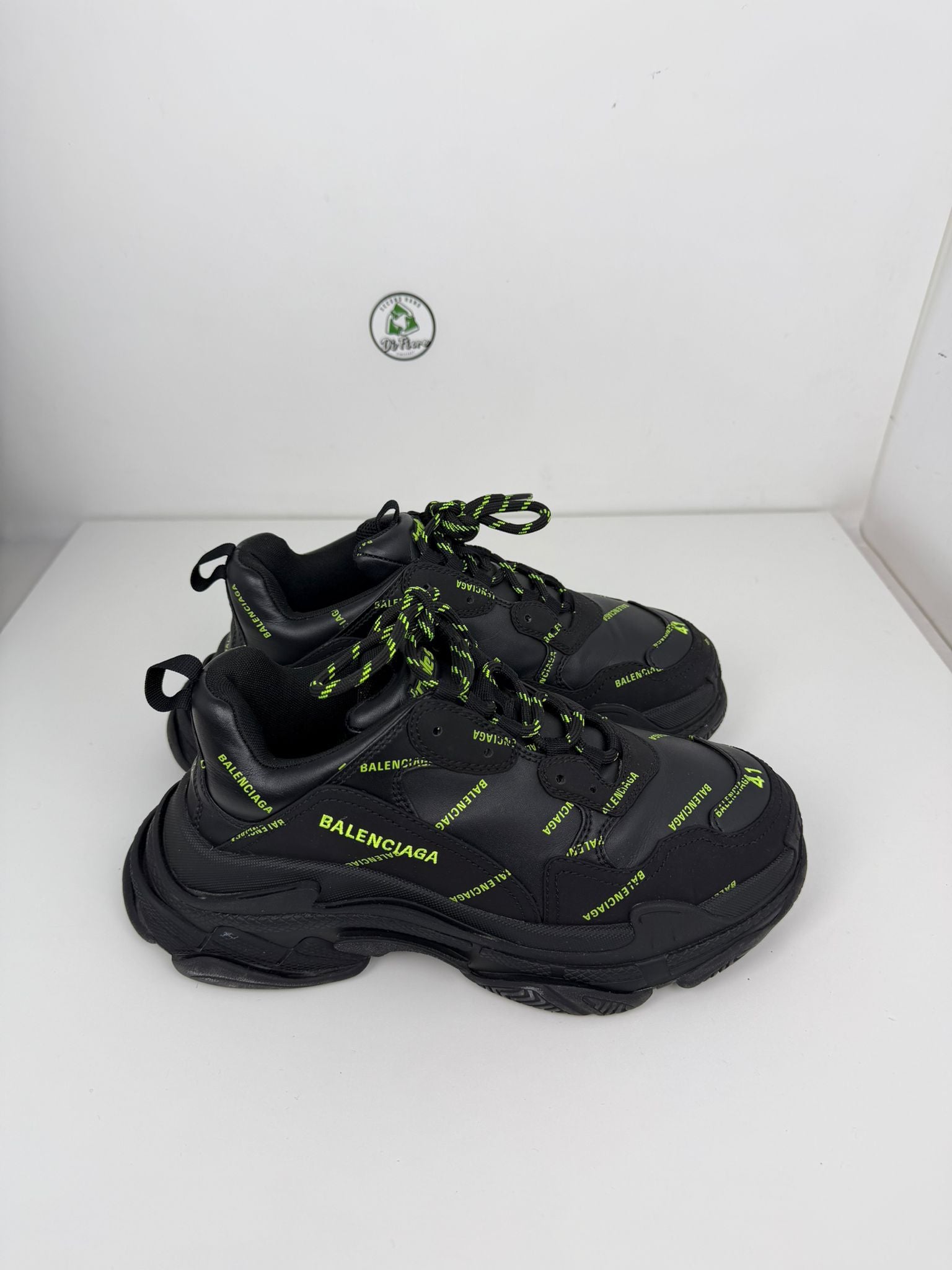 Balenciaga Triple S Size 41 nero e verde