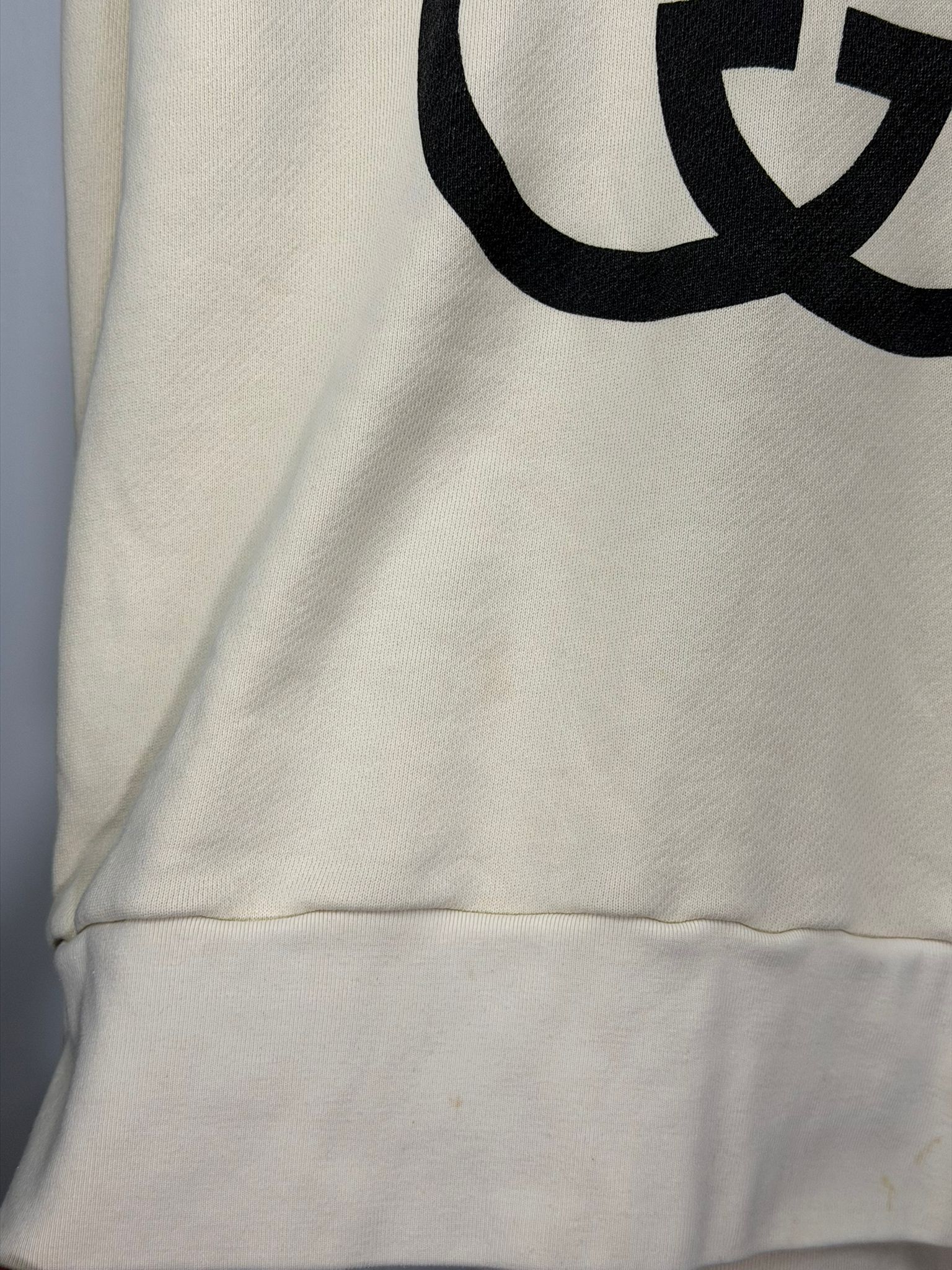 Felpa Gucci Size S beige e nera