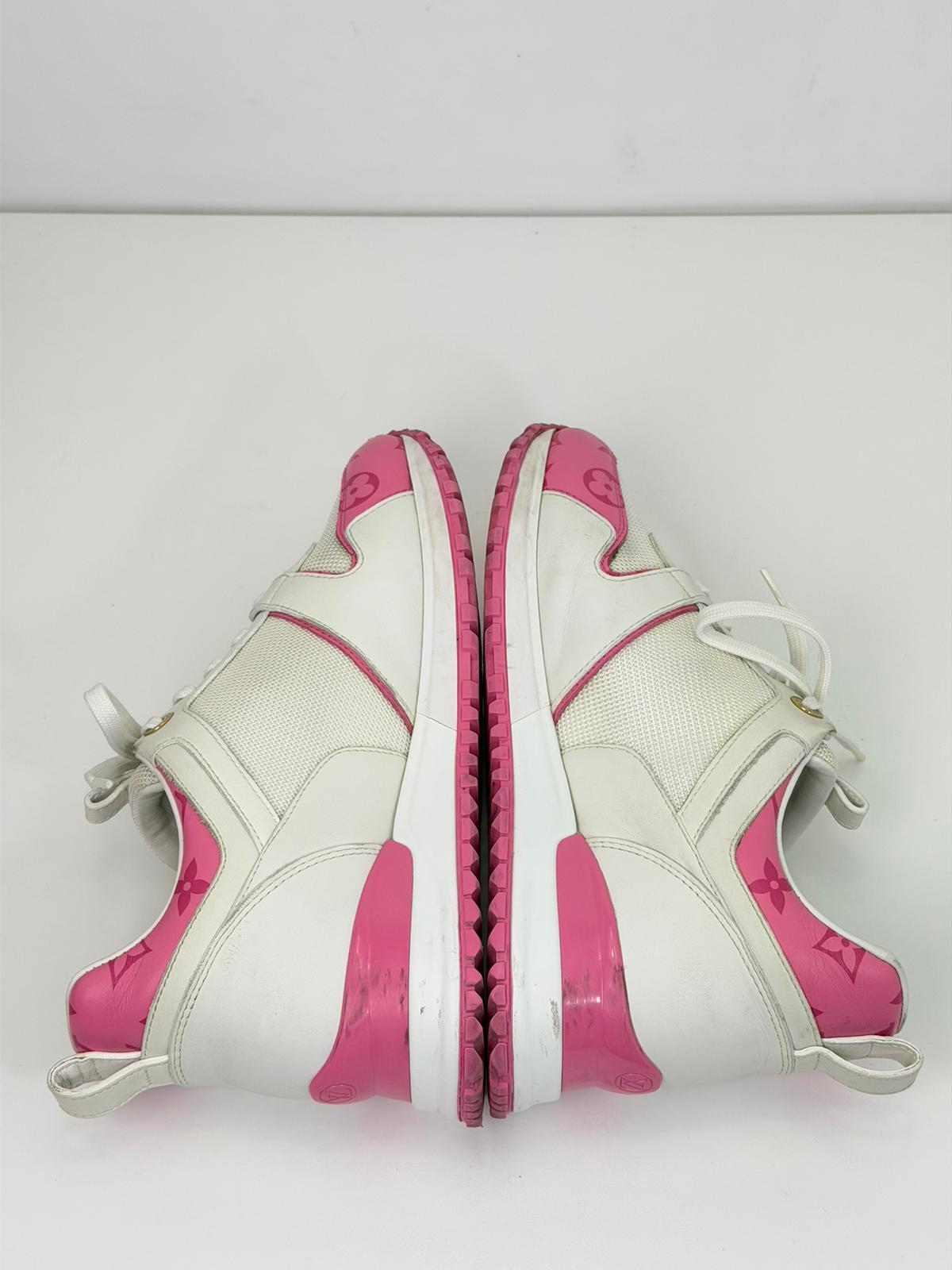 Louis Vuitton trainer 38 bianche e rosa