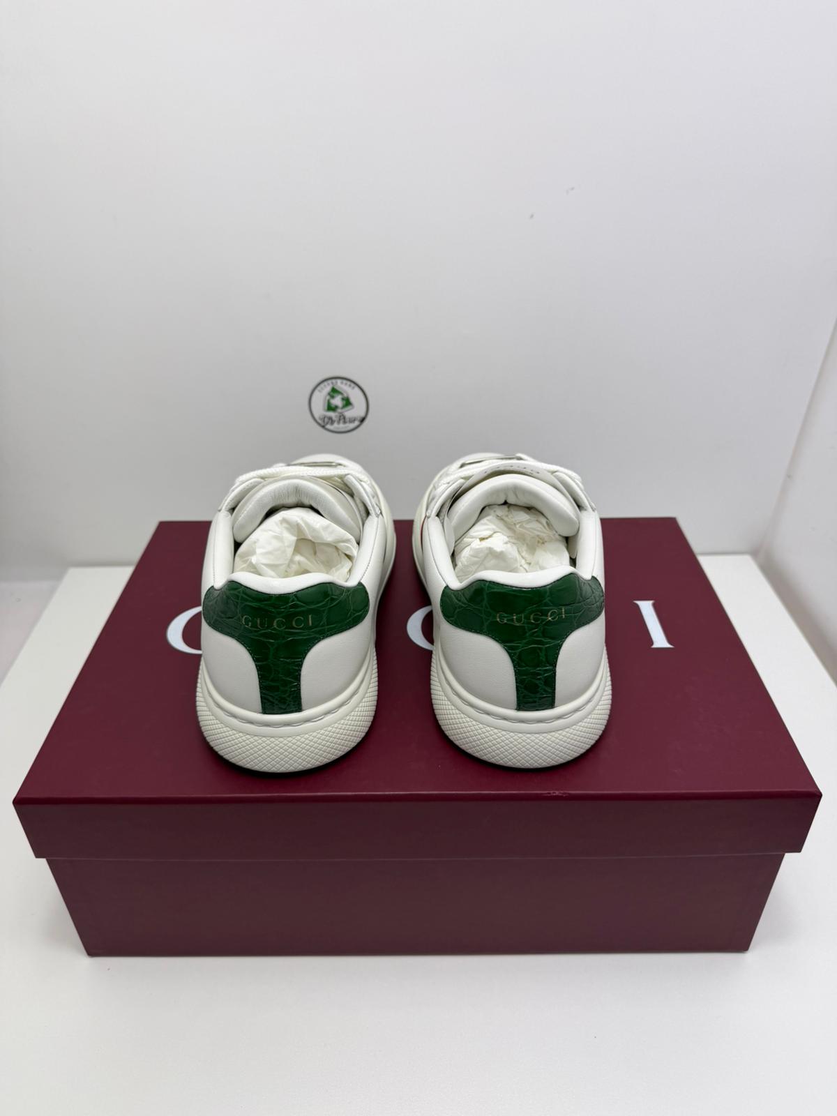 Gucci ace Size 36 bianca verde e rossa